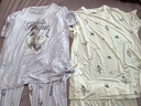 gelatopique25夏季新品女睡衣海豹滿印短袖家居服套裝PWCT252387 灰白色 均碼 曬單實(shí)拍圖