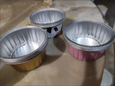 錫紙碗空氣炸鍋專(zhuān)用紙盤(pán)蛋撻托家用模具盒可重復使用烤箱蛋糕紙杯 超厚【混色30只】帶蓋勺各30只 曬單實(shí)拍圖