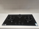 蘇泊爾（SUPOR）燃?xì)庠钐烊粴庠钆_(tái)式嵌入式兩用灶具家用5.2kW極限大火力三眼灶具煤氣灶黑晶面板燃?xì)庠頜B81S 管道天然氣（12T） 三區(qū)烹飪 5.2KW猛火三眼灶 曬單實(shí)拍圖
