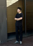 izzue IT【冰絲薄款】高端工裝休閑褲男士2025夏季寬松直筒潮牌褲子男 曬單實拍圖