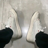 彪馬（PUMA）【臟臟鞋】男女低幫經(jīng)典復(fù)古做舊休閑板鞋 LX 399254 白色-白色-紅色-01 43 曬單實拍圖