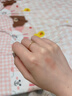 RHM莫比烏斯環(huán)18K金情侶對戒玫瑰金素圈戒指那女款生日520禮物送女友 18K金莫比烏斯情侶戒指一對 曬單實(shí)拍圖