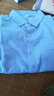 瑞質(zhì) 爸爸夏季襯衫男短袖中老年男裝襯衣中年老人爺爺夏裝老年人衣服 292淺藍純棉  M 曬單實(shí)拍圖