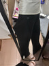 SIINSIIN【專享】冰皮防曬闊腿褲女2025夏新款涼感休閑運動褲寬松顯瘦長褲 顯瘦黑(常規(guī)版) 推薦身高165以下 M （100-120斤） 曬單實拍圖