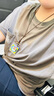 moussy【新復(fù)古回潮】 美式復(fù)古風街頭感做舊短袖T恤010HSQ90-0550 021淺黑色 均碼 曬單實拍圖