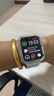 MSSM 適用蘋果手表保護(hù)殼Apple iwatch s9/8/SE邊框硬殼防摔防刮半包保護(hù)殼S6/5/4/SE·44mm 透明+透明  曬單實(shí)拍圖
