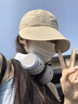 貓人帽子女大帽檐趙露思同款棒球帽女大頭圍太陽(yáng)鴨舌帽遮陽(yáng)防曬帽子 米白色 均碼56-60 曬單實(shí)拍圖