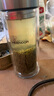 希諾（HEENOOR）茶水分離玻璃杯男士雙層大容量杯子隔熱泡茶杯高檔商務(wù)送禮水杯 本色-禮盒裝270ml 曬單實(shí)拍圖