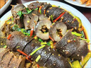 送父母長輩大連特產(chǎn)海參鮑魚禮盒山珍海味高檔滋補(bǔ)端午節(jié)送禮佳品 山珍海味【紅色四拼禮盒】120g 曬單實(shí)拍圖