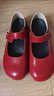 潮韻月復古瑪麗珍圓頭單鞋內增高學(xué)生娃娃鞋女休閑可愛(ài) 紅色 40 曬單實(shí)拍圖