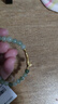周六福（ZLF）  金鑲玉手鏈女足金竹節(jié)大吉大利和田青玉手串 大吉大利手鏈17cm 曬單實(shí)拍圖