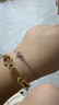 施華洛世奇（SWAROVSKI）Lifelong Bow手鏈女手鐲手環(huán)輕奢送女友畢業(yè)禮物女七夕情人節(jié)禮物 冷調(diào)粉紫 5723553 曬單實拍圖