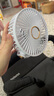 卡培登6寸USB小風(fēng)扇/電風(fēng)扇桌面/小電扇/小臺扇便攜迷你手持夾子睡眠小風(fēng)扇辦公室宿舍桌面戶(hù)外可用 白色 曬單實(shí)拍圖