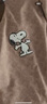 蔻馳（COACH）奧萊女士COACH X PEANUTS棉質(zhì)SNOOPY經(jīng)典標(biāo)志經(jīng)典圖案T恤 卡其色 XS 曬單實(shí)拍圖