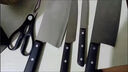 胖東來(lái)陽(yáng)江刀具全套不銹鋼菜刀切片刀骨刀水果刀家用廚師刀廚具組合裝 黑柄精鋼7件套 曬單實(shí)拍圖