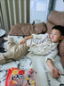 G.DUCKKIDS寶寶春秋裝套裝2024新款5男童6馬甲針織三件套小兒童春秋開衫毛衣 米白色【馬甲+褲子+襯衫】三件套 90 碼(建議年齡2歲左右) 曬單實拍圖