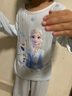 迪士尼莫代爾兒童睡衣夏季薄款女童家居服套裝空調(diào)服ZF36793-1 紫色120 曬單實(shí)拍圖