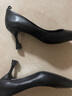 華寶馳高跟鞋鞋跟保護套靜音消音貼防滑耐磨防響墊神器女細跟套替換配件 黑色馬蹄形 2雙 L（14-15毫米用） 曬單實(shí)拍圖