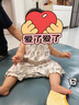 DOMIAMIA嬰兒連體衣吊帶哈衣夏季薄款純棉男女寶寶衣服外出可愛短爬夏裝 萊歌風鈴 80cm 曬單實拍圖