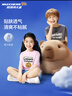 Skechers斯凱奇兒童貼貼T恤卡皮巴拉男女童夏季新款透氣純棉短袖L225K070 大LOGO/淑女粉/013W 120 曬單實(shí)拍圖
