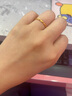 周六福（ZLF）  黃金戒指女款5G足金車(chē)花活口愛(ài)心指環(huán) 計價(jià)T售空 16號-1.42g 曬單實(shí)拍圖
