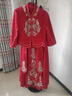 枝己秀禾服2025新款新中式新娘嫁衣國風(fēng)結婚禮服婚服喜服敬酒服龍鳳褂 MF014 2XL 曬單實(shí)拍圖