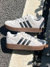 adidas「小鋸齒」D-PAD CLASSIC休閑美高風(fēng)復(fù)古籃球板鞋阿迪達(dá)斯 淺灰/黑色/淺猩紅   38 曬單實(shí)拍圖