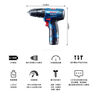 博世（BOSCH） 手電鉆充電電鉆電動(dòng)螺絲刀鋰電鉆工具箱套裝電轉(zhuǎn)手鉆GSR120-LI 【塑盒精裝】 曬單實(shí)拍圖