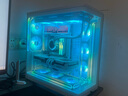 愛國者（aigo）星璨 辰 白色 游戲電腦臺式主機箱 360水冷位/ATX主板/一體弧面玻璃/左右分倉海景房/5090顯卡 曬單實拍圖