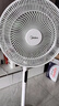 美的（Midea）【幸運草安睡風(fēng)扇1S】一級能效直流變頻聲控電風(fēng)扇家用遙控臥室靜音落地扇臺式桌面抗菌大風(fēng)力電扇 曬單實拍圖