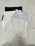 婷美收腹內(nèi)褲女冰絲10A聚乳酸抑菌透氣大碼高腰提臀蕾絲塑身三角短褲 奶膚+黑色【塑身收腹】 2條 L 【建議重110-140斤】 曬單實(shí)拍圖