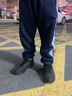 安踏（ANTA）男鞋秋季皮面防水跑步鞋2025新款冬軟底減震旅游休閑運動鞋子男士 黑色-6 皮面防水 42 曬單實拍圖