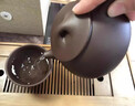 洛湘宜興紫砂壺名家陳菊華純?nèi)止ふ谠V紫泥景舟石瓢泡茶壺大容量 景舟石瓢 350ml 曬單實(shí)拍圖