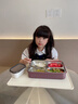 巫記兒童餐墊小學(xué)生專用防水防油免洗寶寶食品級硅膠午餐墊桌墊隔熱墊 【400克加厚】奶油白60*40cm 曬單實(shí)拍圖