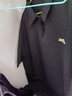 吉普（JEEP）短袖T恤男士涼感polo衫男潮牌寬松半拉鏈速干上衣服男裝 黑色 2XL 曬單實(shí)拍圖