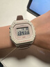 卡西歐（CASIO）卡西歐手表小方塊防水數(shù)顯電子表狂飆安欣同款男女學生運動手表 W-218HC-4A2 曬單實拍圖