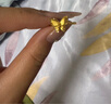 曼卡龍黃金戒指女鏡花蝶夢(mèng)足金戒指5G雙層蝴蝶金首飾計價(jià)精品禮物送女友 【15#】含工費139元/克 3.53g 曬單實(shí)拍圖