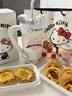 YANIS 3高顏值hellokitty保溫杯女生禮物大容量水杯316不銹鋼學(xué)生吸管杯 Hellokitty1200ml（禮盒裝） 曬單實(shí)拍圖
