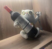 嶼龍輕奢貓紅酒架擺件家居客廳酒柜裝飾品玄關(guān)餐桌電視柜擺設(shè) 眼鏡貓紅酒架-黃色 曬單實(shí)拍圖