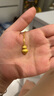 愛戀珠寶財神葫蘆黃金項鏈足金999福祿招財送爸爸媽媽送老婆生日禮物 約7.5g多退少補 曬單實拍圖