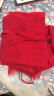 媚の火女士性感睡衣女夏季吊带睡裙两件套蕾丝内衣居服大码冰丝高级感 红色 M码（95-105斤） 实拍图