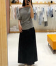IEF/愛(ài)依服上衣2025夏季新款法式成熟優(yōu)雅氣質(zhì)寬松百搭顯瘦蝙蝠衫 灰 均碼 曬單實(shí)拍圖