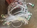 小型220V塑料指示帶線指示燈氖泡12v設(shè)備工作電源信號(hào)燈開(kāi)孔10M 綠蓋 黃燈 220V 線長(zhǎng)20cm（5只） 曬單實(shí)拍圖