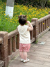 幼歌（YOUGE）夏季新款嬰幼兒可愛小兔寬松透氣花苞褲2025清涼短褲潮 粉色 90 cm 曬單實(shí)拍圖