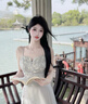 珍·尚銀中國黃金授權三生有杏項鏈女足銀990平安扣吊墜七夕情人節(jié)禮物 平安扣項鏈+中國黃金禮盒 曬單實拍圖