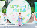 安妮優(yōu)兒中秋節(jié)漢服女童秋古裝連衣裙超仙古風(fēng)兒童裙子國風(fēng)唐裝 藍(lán)色 110 曬單實(shí)拍圖