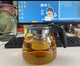 夢庭茶壺加厚玻璃不銹鋼過濾泡茶壺大容量 水壺 1100ml 曬單實拍圖
