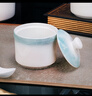 國(guó)玥景德鎮(zhèn)骨瓷燉盅家用陶瓷帶蓋湯盅釉下彩隔水蓋碗燕窩補(bǔ)品保溫?zé)豕?云錦萬(wàn)里4英寸燉盅1個(gè) 曬單實(shí)拍圖
