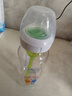 布朗博士玻璃奶瓶 0-3月新生嬰兒防脹氣防嗆 寬口徑奶瓶270ml 雙兔 曬單實(shí)拍圖