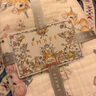 嫚熙（EMXEE）嬰兒紗布浴巾純棉寶寶新生兒童浴巾大尺寸洗澡包裹包巾 綺幻花信 110×110cm 曬單實(shí)拍圖